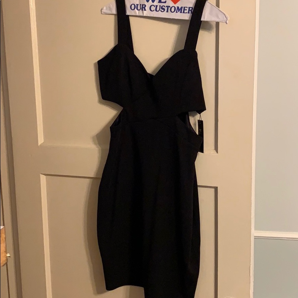 Black cutout dress